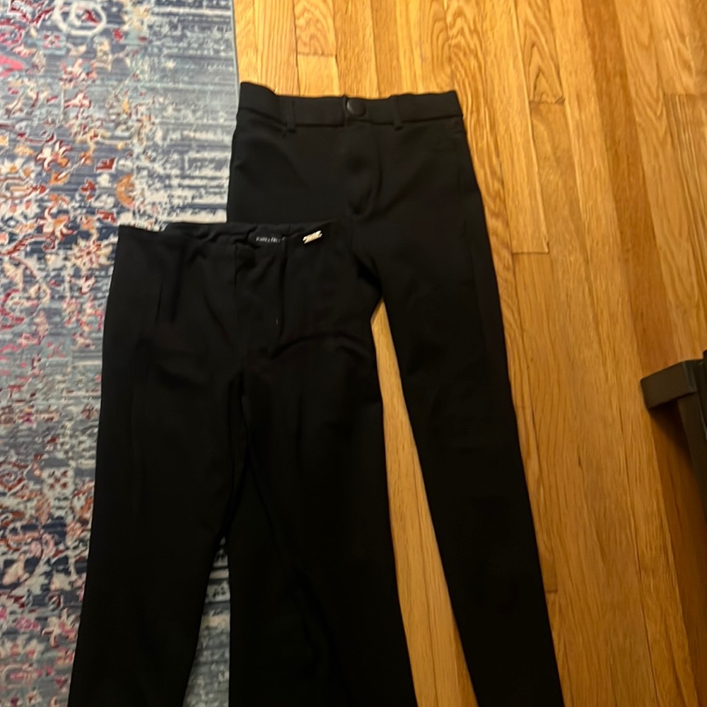 2 pairs of black work pants